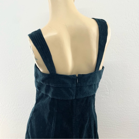 Madewell - Deep Green Corduroy Mini Dress- 4 - Picture 8 of 16